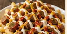Salchipapa mixta